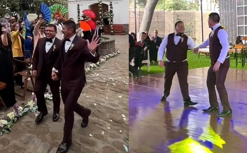  ¡Viva el amor! Familia sorprende a pareja LGBT+ en su boda y conmueve en TikTok