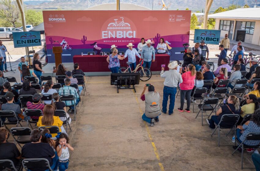  Inicia entrega de 10 mil bicicletas y cascos de seguridad en Bavispe: Gobierno de Sonora