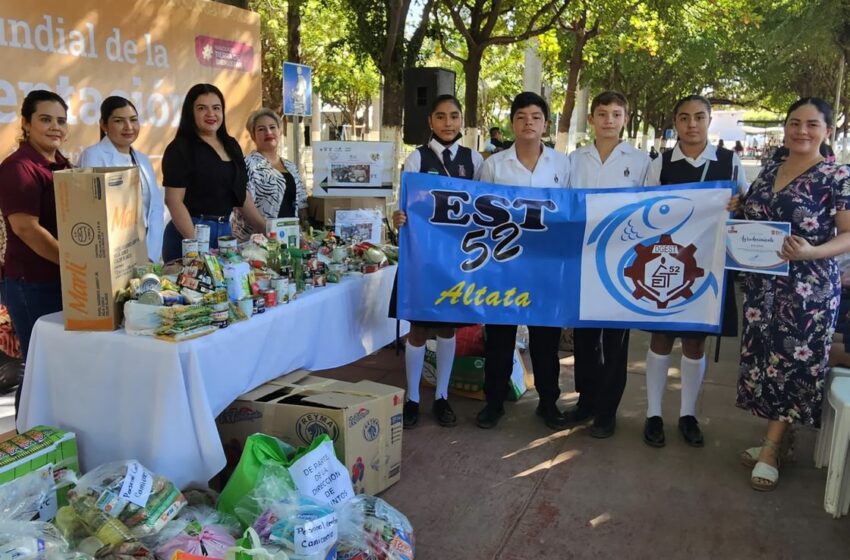  Margoth Urrea encabeza colecta de alimentos por el Día Mundial de la Alimentación en Navolato