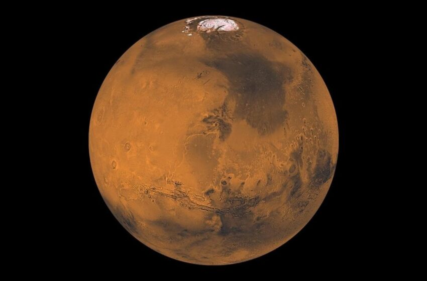  La NASA señala los lugares de Marte donde puede haber hielo