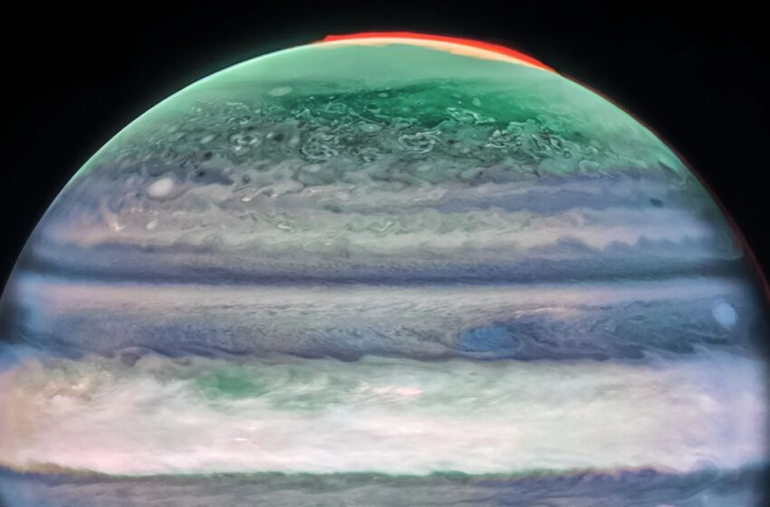  El James Webb detecta en Júpiter una corriente más rápida que cualquier huracán