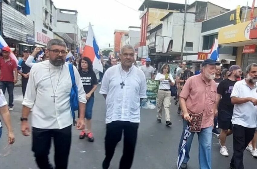  La Iglesia se suma a las manifestaciones contra la explotación minera en Panamá