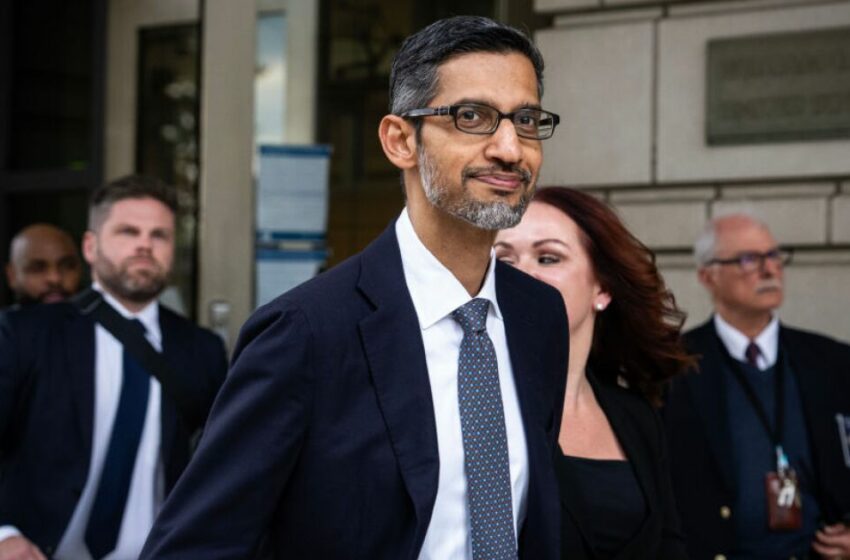  Sundar Pichai defiende a Google ante autoridades de EU