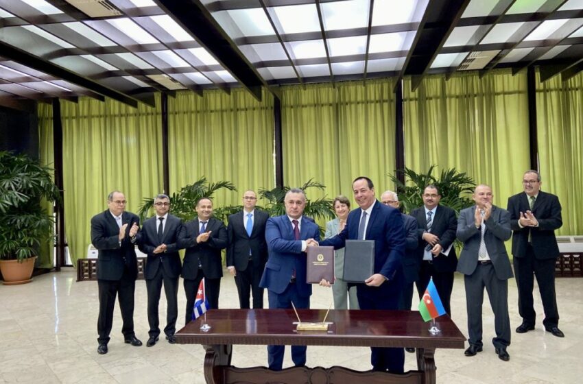  Firman Azerbaiyán y Cuba Memorando de Entendimiento para la cooperación en Ciencias Médicas y de la Salud