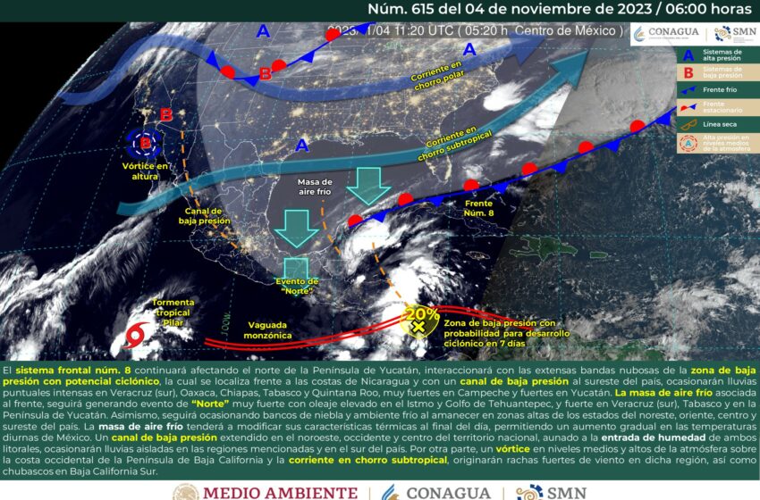  Ambiente frío y lluvias fuertes en Veracruz – El Democrata