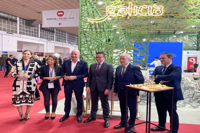  Los productos agroalimentarios gallegos bajo la marca Galicia Calidade se promocionan en el Gastronomic Forum …