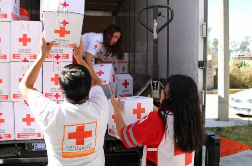  Envía Cruz Roja de Tlaxcala 9 toneladas de ayuda humanitaria a Guerrero