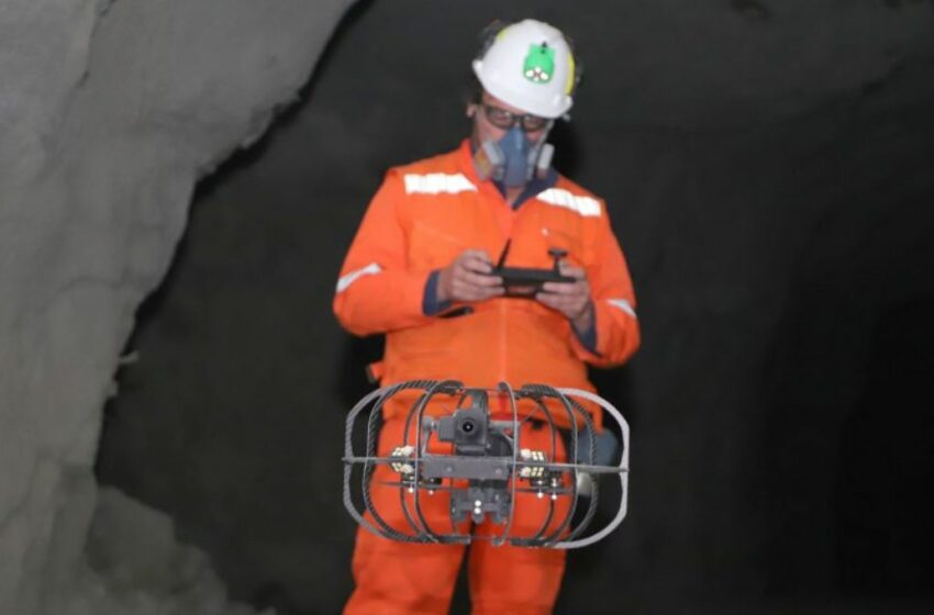  El Teniente Revoluciona la Minería Subterránea con Drones para Modelado 3D