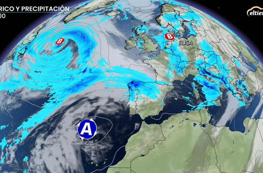  Borrasca Elisa: ¿Afectará a España con lluvia?