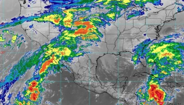  Lluvias muy fuertes prevalecerán en Chiapas y Baja California; habrá chubascos en siete estados