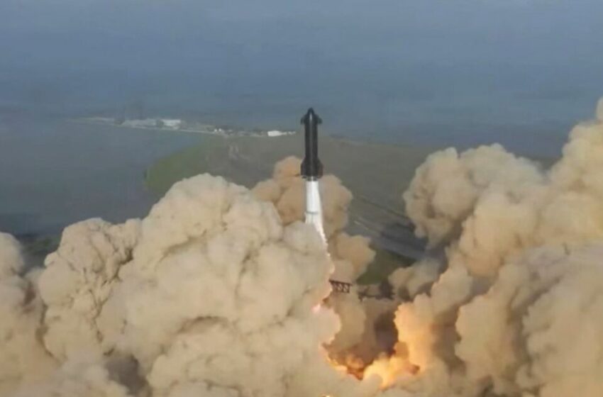  SpaceX alista un segundo despegue de Starship, el mayor cohete del mundo