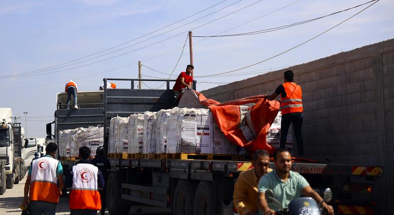  Israel-Palestina: La ONU confirma la entrada de más ayuda humanitaria a Gaza en el segundo día de tregua