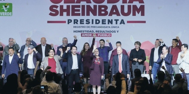  Sheinbaum y Xóchitl registran precandidatura a Presidencia