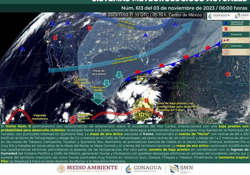  Persistirá evento de norte fuerte en el Istmo de Tehuantepec – meganoticias