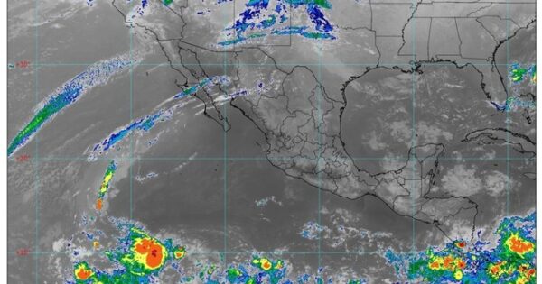  En las próximas horas, y mañana domingo, se esperan lluvias fuertes en Oaxaca