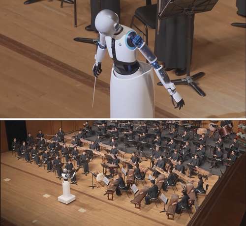  2023, año del debut de un robot director de orquesta