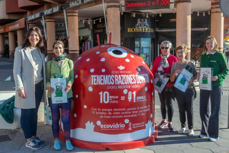  Medio Ambiente y Ecovidrio recuerdan que hay “razones de peso” para reciclar también en Navidad