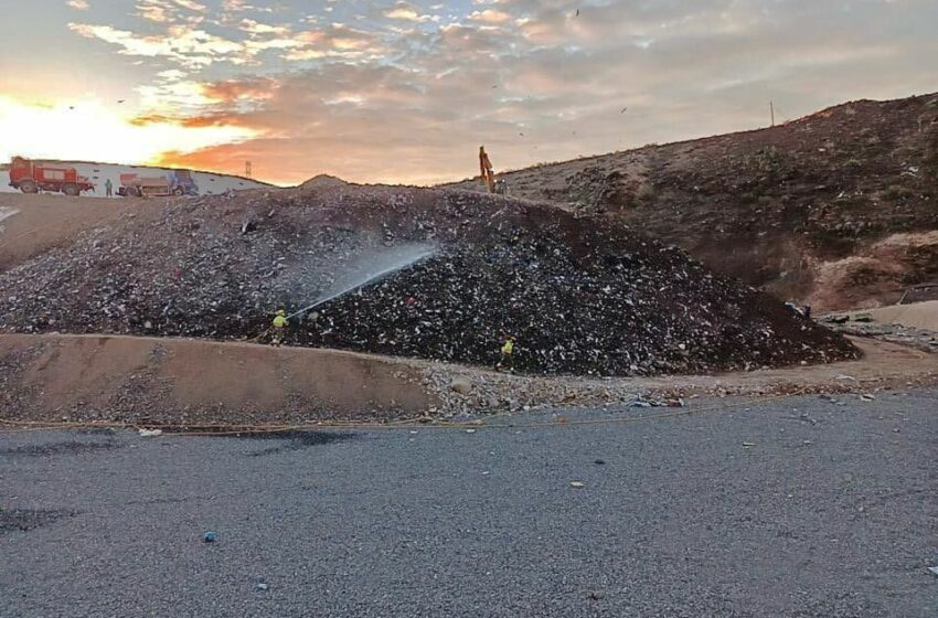  Controlado el conato de incendio que declarado en el complejo ambiental de El Revolcadero