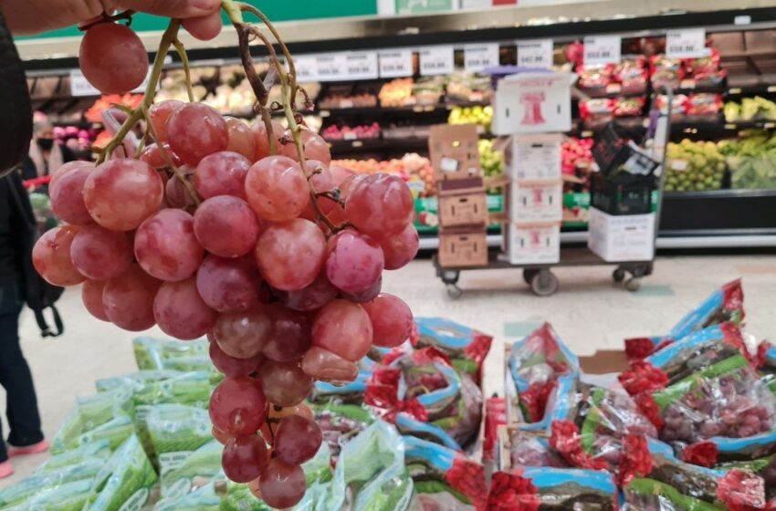  Sube el precio de los alimentos de temporada, en especial uvas, tomate, cebolla y chile morrón