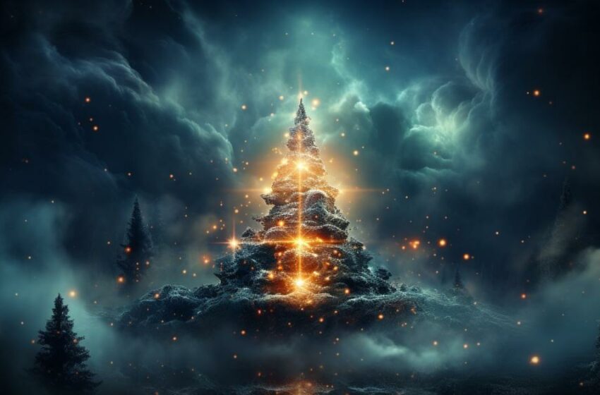  La NASA comparte una imagen de un árbol de Navidad cósmico
