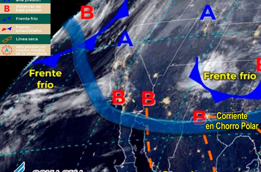  Este jueves ingresará el frente frío número 14 a Sonora: Conagua