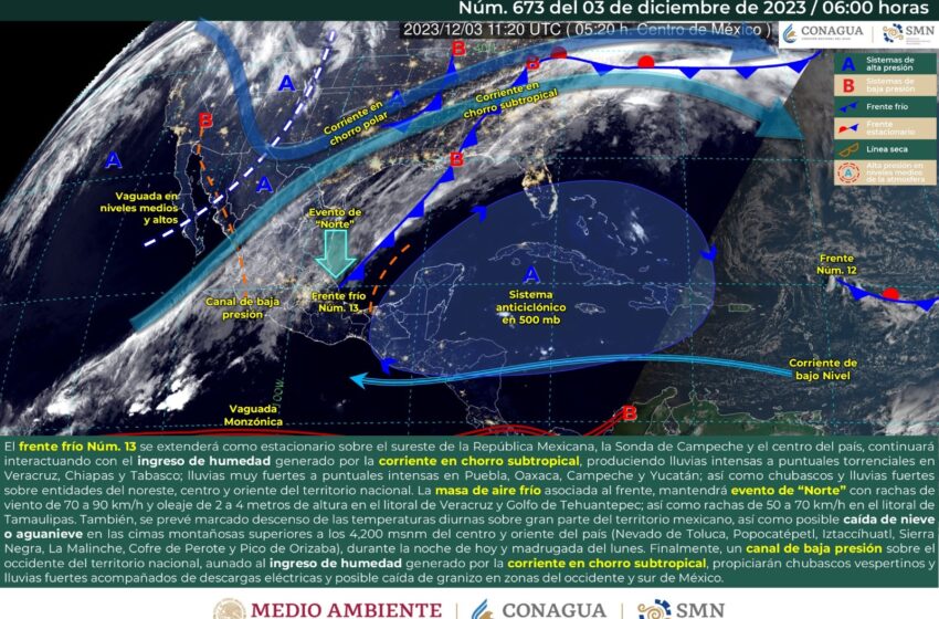  Lluvias puntuales torrenciales en Veracruz, Chiapas y Tabasco – El Democrata