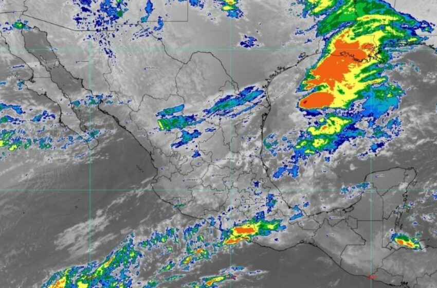  Interacción entre frente frío #13 y #14 generará lluvias fuertes en Michoacán y Quintana Roo