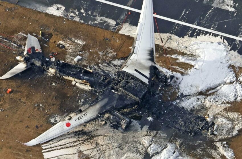  El avión de la Guardia Costera en Japón no tenía permiso para despegar