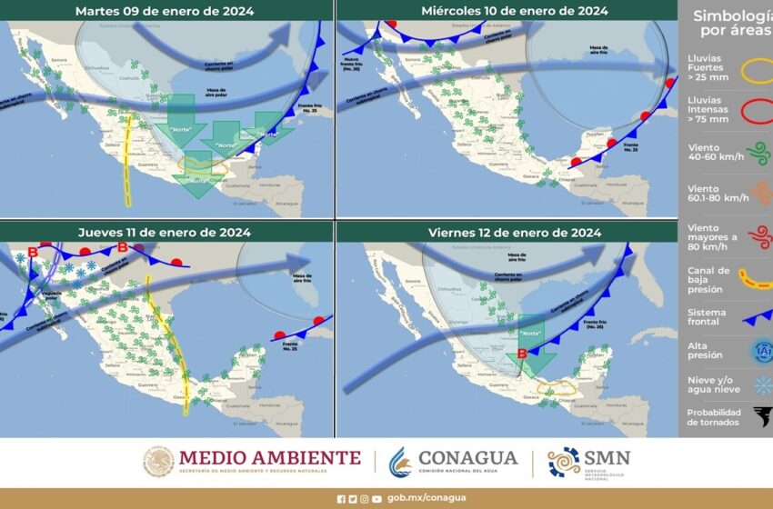  Se espera nuevo frente frío en Sonora