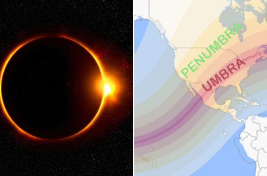  Eclipse Solar 2024: ¿En Qué Lugares de México se Oscurecerá de Forma Total y Parcial?