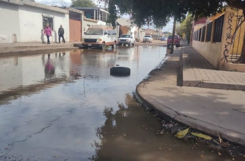  Sonora: Vecinos de la colonia Cortinas cerrarían calle en protesta por presencia de aguas negras