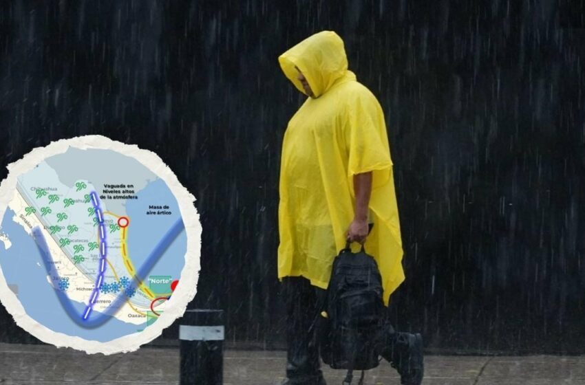  Frente frío 28 'complicará' tu fin con lluvias fuertes en 14 estados – Radio Fórmula