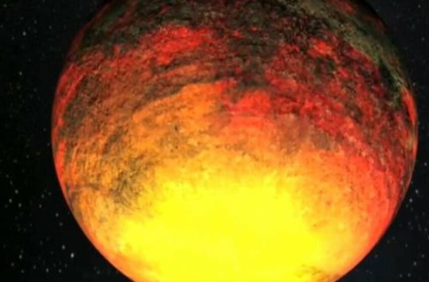  La mitad de este planeta está cubierta de lava. Y eso no es lo más raro