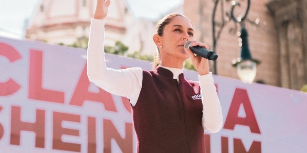  Falso que recursos públicos hayan sido usados para campaña: Sheinbaum