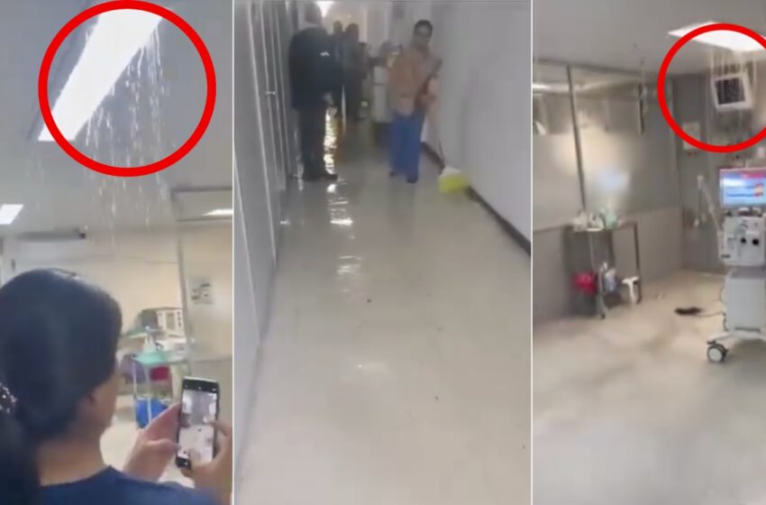  Videos | Se inunda terapia intensiva de hospital del ISSSTE en Hermosillo, Sonora