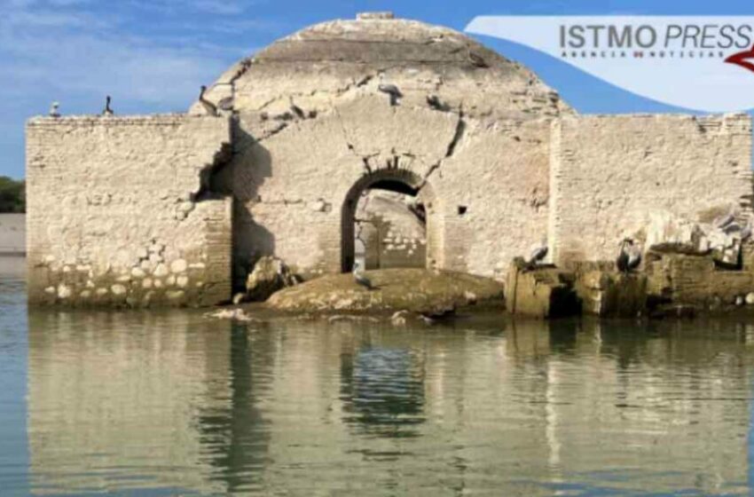  Afecta sequía al granero del Istmo y deja ver ex convento del Siglo XVI