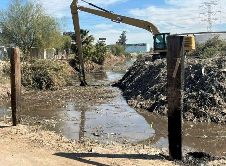  CONCLUYE CESPM LOS TRABAJOS DE LIMPIEZA DEL DREN MEXICALI – Tijuana Informativo