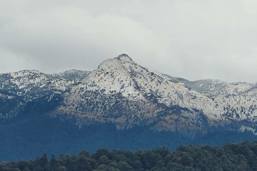  Frente frío 35 causa bajas temperaturas en gran parte del país y nevadas en zonas altas