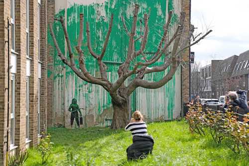  Nueva intervención de Banksy alborota el norte de Londres