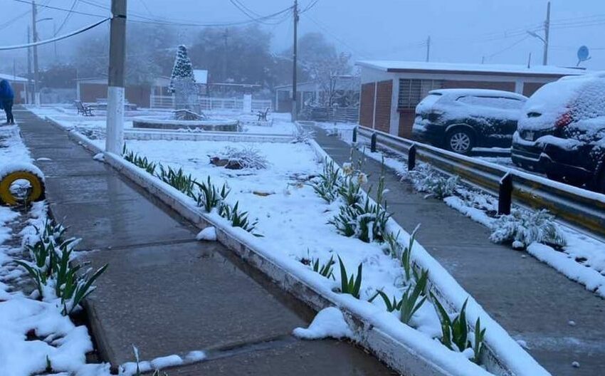  Semana Santa fría en Sonora; se registran lluvias, nevadas y fuertes vientos en el norte y …