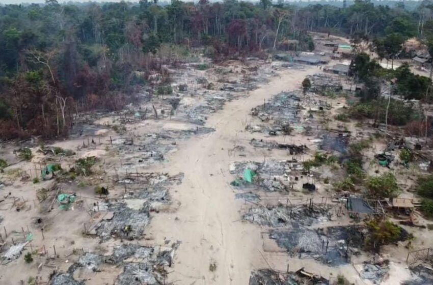  FANB dice que desmanteló otro campamento de minería ilegal en Amazonas