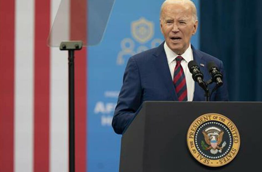  'Tiene sangre en sus manos': Interrumpen acto de campaña de Biden por su postura sobre Gaza