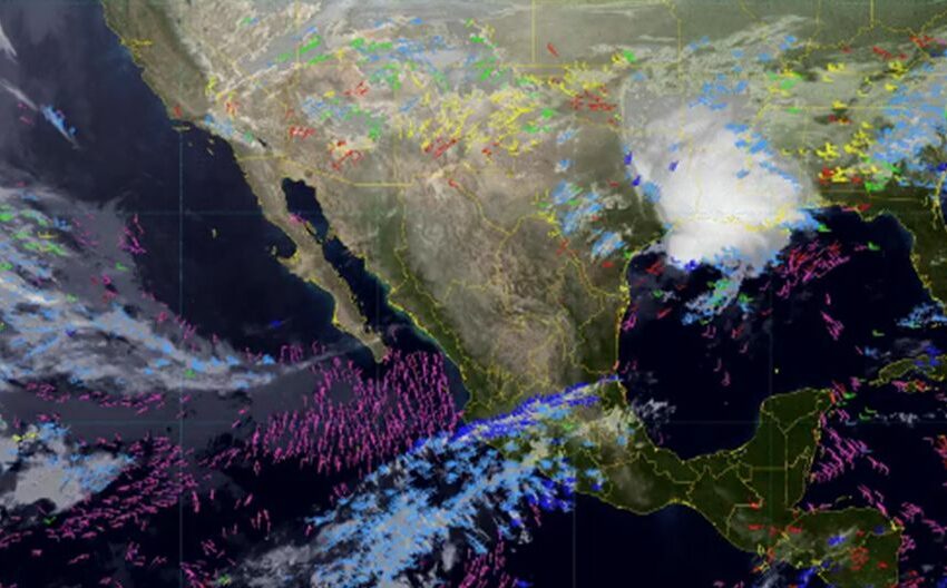  Alerta por lluvias fuertes con descargas eléctricas y caída de granizo en estos estados