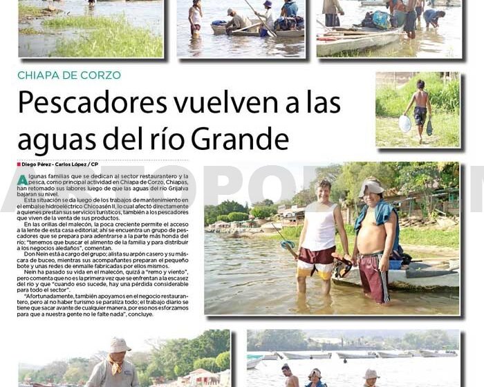  Pescadores vuelven a las aguas del río Grande – Cuarto Poder