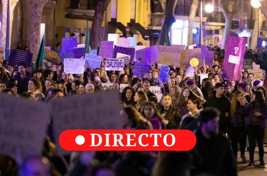  El 8M en directo: día de la mujer, manifestaciones, nuevas medidas de Igualdad en consejo de Ministros…