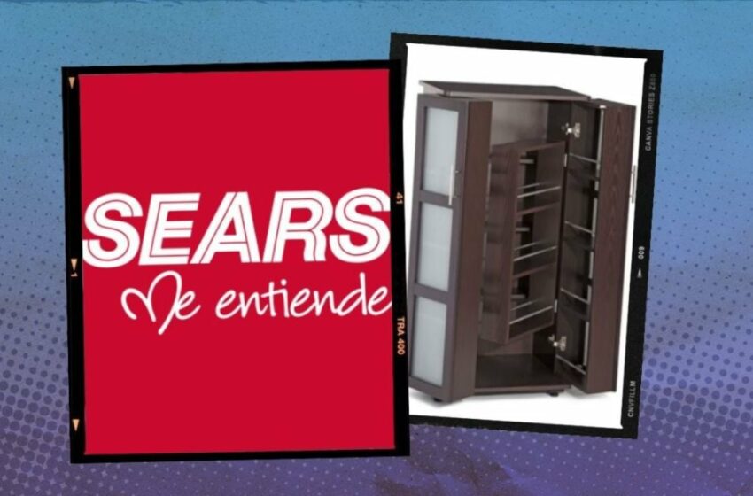  Sears: alacena giratoria de alta resistencia con especieros está en 'descuentón'
