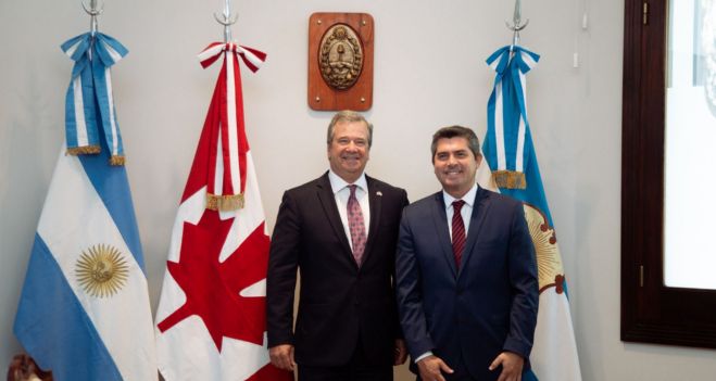  Orrego recibió al embajador de Canadá, con la minería como tema central | – Diario de Cuyo