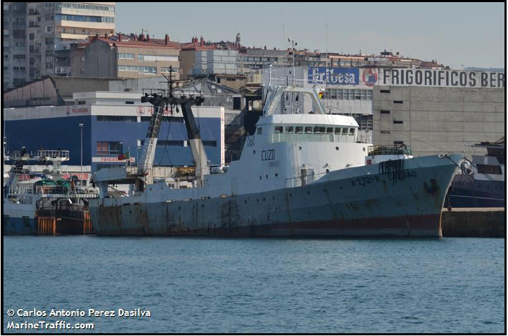  Prefectura detectó un buque que presumiblemente pescaba ilegalmente dentro de la Zona Económica Exclusiva …
