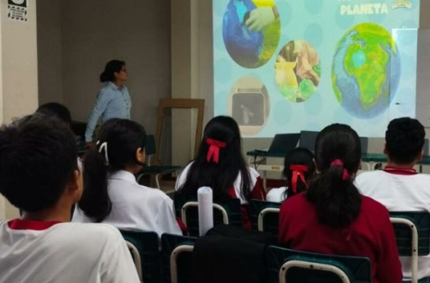  Nuevo Chimbote: escolares son sensibilizados sobre el cuidado del medio ambiente
