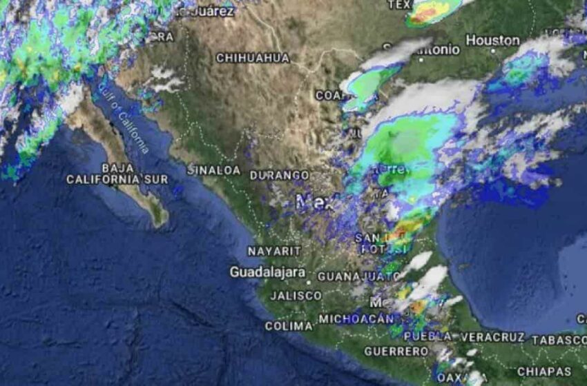  Se pronostican lluvias puntuales para estos estados de la República Mexicana
